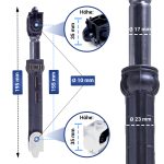 Dämpfer 2x passend wie Bauknecht 480111102361 120N für Waschmaschine – Bild 2