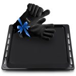 Backblech wie Bauknecht 481010539881 Set mit 2x Handschuhe für Backofen