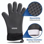 Backblech wie Bosch 00574912 460x375mm mit 2 Handschuhe für Backofen – Bild 6