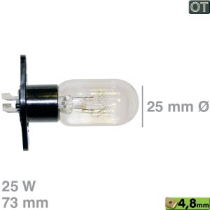 Lampe Bosch 00606322 25W 240V Glühbirne Garraumlampe für Mikrowelle