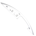 Deckelgriffoberteil Liebherr 7424191 Haltegriff für Gefrierschrank – Bild 2