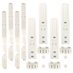 Türmontageset Bauknecht 481231019131 für Schlepptür an Kühlschrank – Bild 2