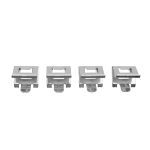 Klemmfeder 4x Whirlpool 488000502357 Artemis Klammer für Kochfeld