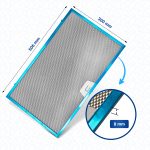 Fettfilter wie Bosch 00744829 rechteckiger 506x300mm für Dunstabzugshaube – Bild 2