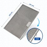 Fettfilter wie Bosch 00744829 rechteckiger 505x301mm für Dunstabzugshaube – Bild 2