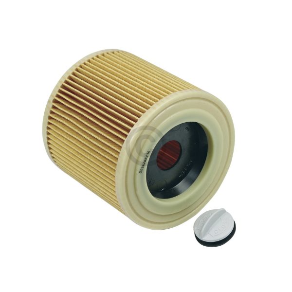 Filterzylinder Kärcher 6.414-552.0 122mmØ mit Verschluss für Mehrzwecksauger