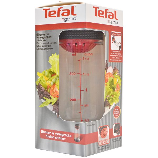 Dressingmixer Tefal Ingenio K2073014 Dressing Shaker 350ml Glasmixer