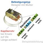 Thermostat Beko 4502011100 Ranco K59-L2683 900mm 3x4,8mm AMP für Kühlschrank