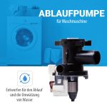 Ablaufpumpe wie Whirlpool 480111100786 461974644711 für Waschmaschine