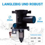 Ablaufpumpe wie Whirlpool 480111100786 461974644711 für Waschmaschine