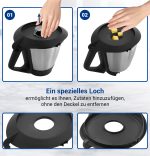 Mixtopfdeckel Spritzschutz Deckel für Vorwerk Thermomix TM31 Küchenmaschine
