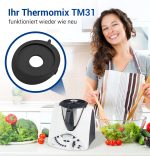 Mixtopfdeckel Spritzschutz Deckel für Vorwerk Thermomix TM31 Küchenmaschine