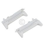 Lampenabdeckungshalter 2x Clipset Bauknecht 481946698766 für Dunstabzugshaube