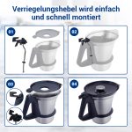 Verriegelungshebel Riegel wie Vorwerk Thermomix TM21 Küchenmaschine