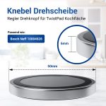 Knebel Neff 10004928 oben Drehscheibe Tipp-Pad Flat für Kochfeld – Bild 3