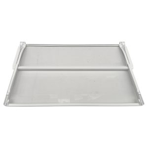 Glasplatte zweigeteilt Bosch 00743197 Einlegeboden 443x430mm für Kühlschrank