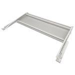 Glasplatte zweigeteilt Bosch 00743197 Einlegeboden 443x430mm für Kühlschrank – Bild 5