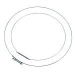 Türmanschette Bosch 00772663 Türgummiring mit 2 Spannringen für Waschmaschine