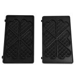 Herzwaffelnplatten 2x Tefal XA800612 Snack Collection Platten für Waffelneisen