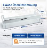 Türfach unten Siemens 00704703 Flaschenabsteller 442x100mm für Kühlschrank – Bild 3