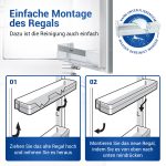 Türfach unten Siemens 00704703 Flaschenabsteller 442x100mm für Kühlschrank – Bild 5