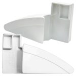 Seitenteil Liebherr 7438550 7427329 rechts / links Halter Set für Kühlschrank – Bild 3