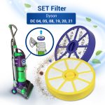 Filter Set wie Dyson 905401-01 Abluftfilter wie Dyson 900228-01 für Staubsauger