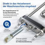 Temperaturfühler passend wie Bosch 00175369 NTC Sensor für Waschmaschine – Bild 2