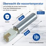 Temperaturfühler passend wie Bosch 00175369 NTC Sensor für Waschmaschine – Bild 3