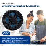 Aktivkohlefilter Set 2 Stück wie Respekta MIZ0058 für Dunstabzugshaube