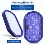 Motorschutzfilter passend wie Dyson 917066-02 für Staubsauger DC30 DC31 DC34