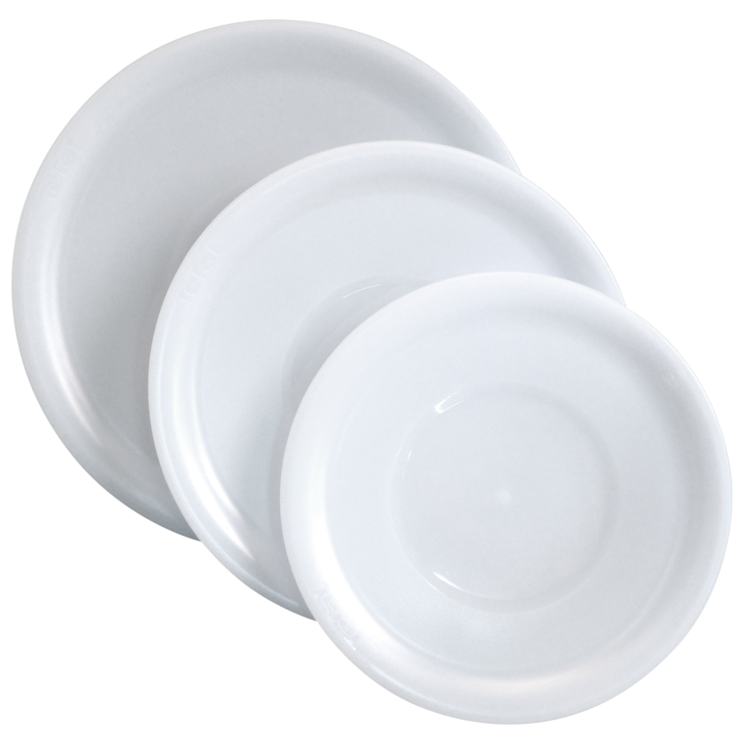 Tefal L9019222 Ingenio Plastic Lids (Set of 3) - White, 16/18/20 cm