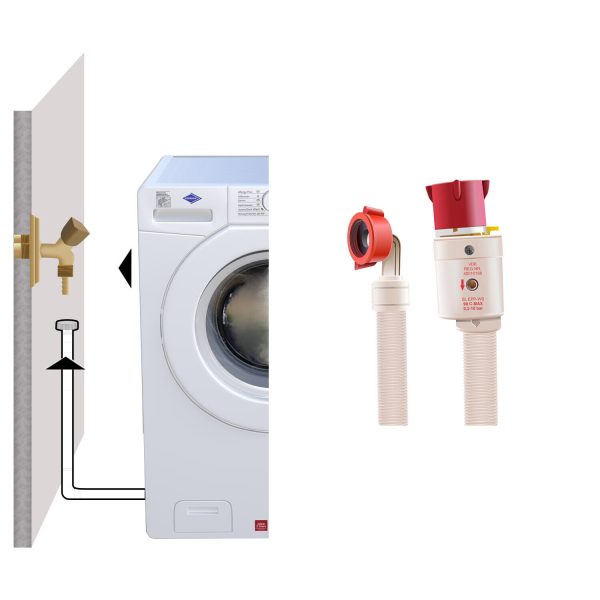 Aquastop Sicherheits-Zulaufschlauch 2,5 m für Waschmaschine Geschirrspüler