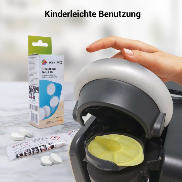 Reinigungsdisc + Entkalkungstabletten Bosch 00576836 für Tassimo Kapselmaschine