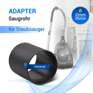 Saugrohr-Adapter universal 32/35mmØ Staubsaugerrohr für Staubsauger