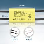 Entstörschutz 0,2µF 2 x 2400 pF x1y2 Funkentstörkondensator für Kleingeräte