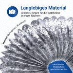 Flexrohr 100er 5m Abluftschlauch für Klimagerät Ablufttrockner – Bild 3