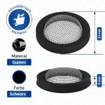 Siebdichtung 15x24mmØ schwarz für Waschmaschine Geschirrspüler – Bild 2