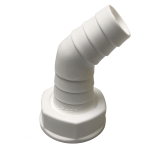 Schlauchanschluss 1" für Siphon gewinkelt 45° für Waschmaschine Spülmaschine