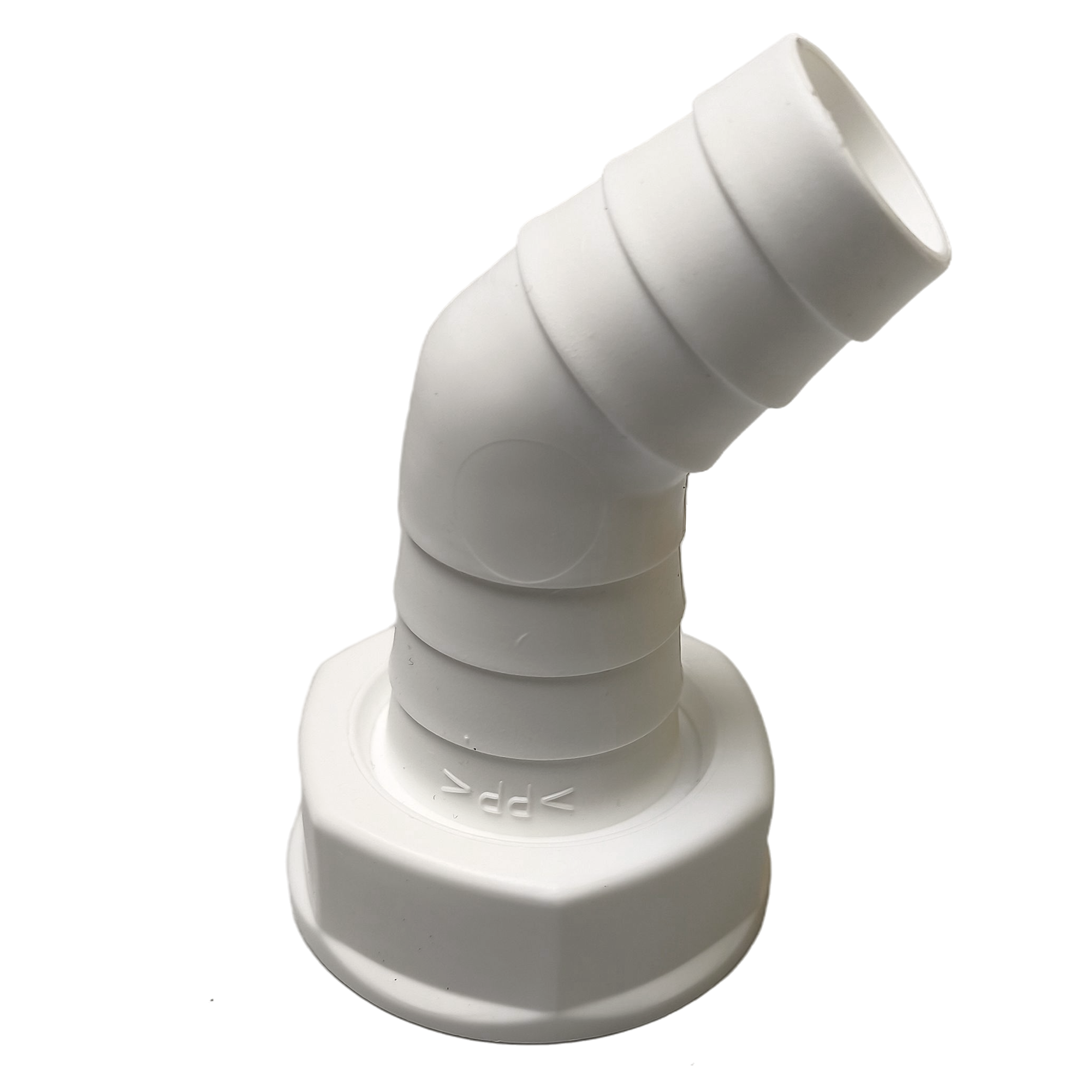 Schlauchanschluss 1" für Siphon gewinkelt 45° für Waschmaschine Spülmaschine Schlauchanschluss 1" für Siphon gewinkelt 45° für Waschmaschine Spülmaschine