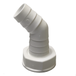 Schlauchanschluss 1" für Siphon gewinkelt 45° für Waschmaschine Spülmaschine – Bild 2