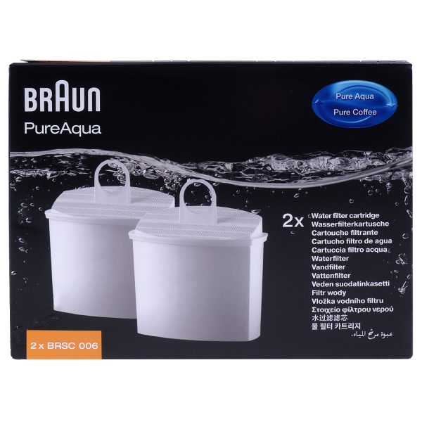 Wasserfilter 2x Braun AX13210006 BRSC006 für Kaffeemaschine