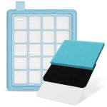 Abluftfilterkassette + 2 Filtermatten wie Philips 432200493801 für Staubsauger