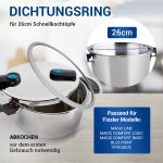 Dichtungsring 26cm Ersatz für Fissler 038-687-00-205/0 für Schnellkochtopf