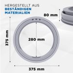 Gummidichtung passend wie Bosch 00667220 Türmanschette für Waschmaschine – Bild 2