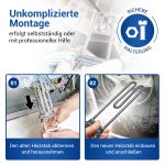 Heizelement wie Bosch 12004179 2000W 230V Heizung für Waschmaschine – Bild 4