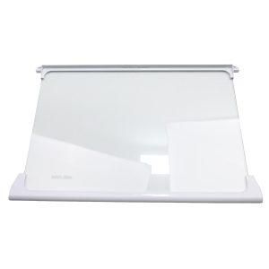 Glasplatte Beko 4617920500 450x300mm mit Leisten oben für Kühlschrank