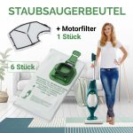 Staubsaugerbeutel Set 6x + 1xMotorfilter für Kobold VK 140 VK 150 Staubsauger