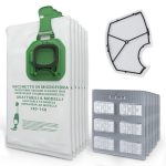 Staubsaugerbeutel Set 6x + Duftsticks 6x + Motorfilter für Kobold VK 140/150