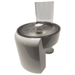 Durchlaufschnitzlergehäuse Bosch 00653187 für Küchenmaschine